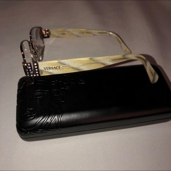 Vintage Versace Glasses (NEW) Pearl/Rose Gold - Picture 2 of 2